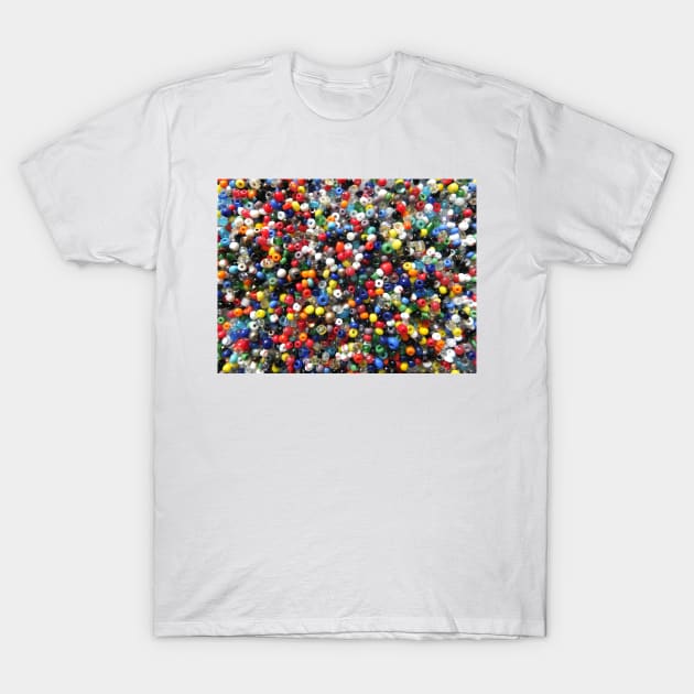 Colourful Loom Beads T-Shirt by pinkal